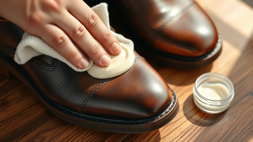 softening leather shoes quickly