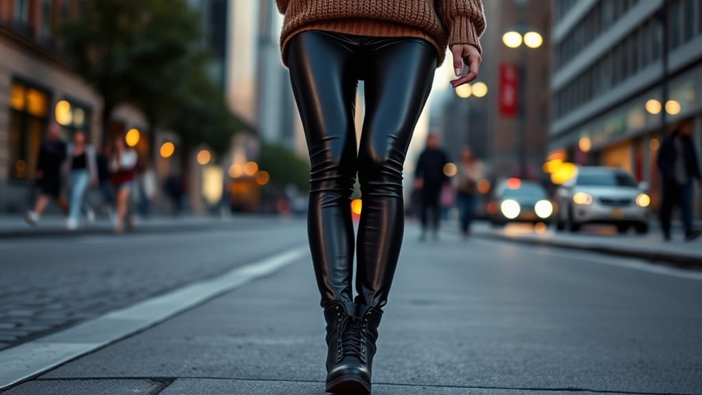 stylish comfy faux leather