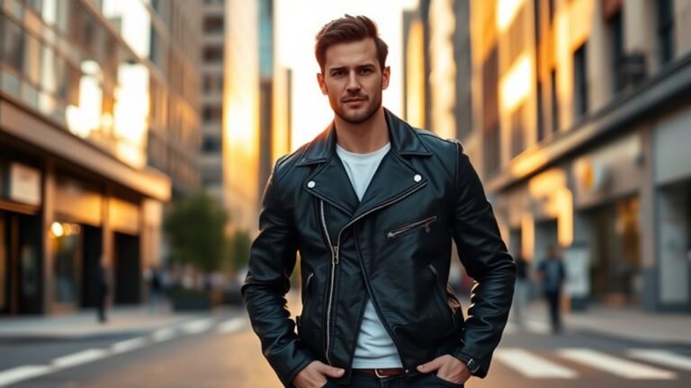 stylish leather jacket tips