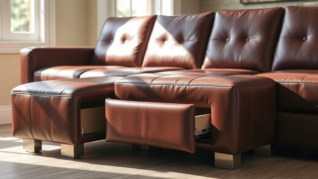 stylish practical storage features