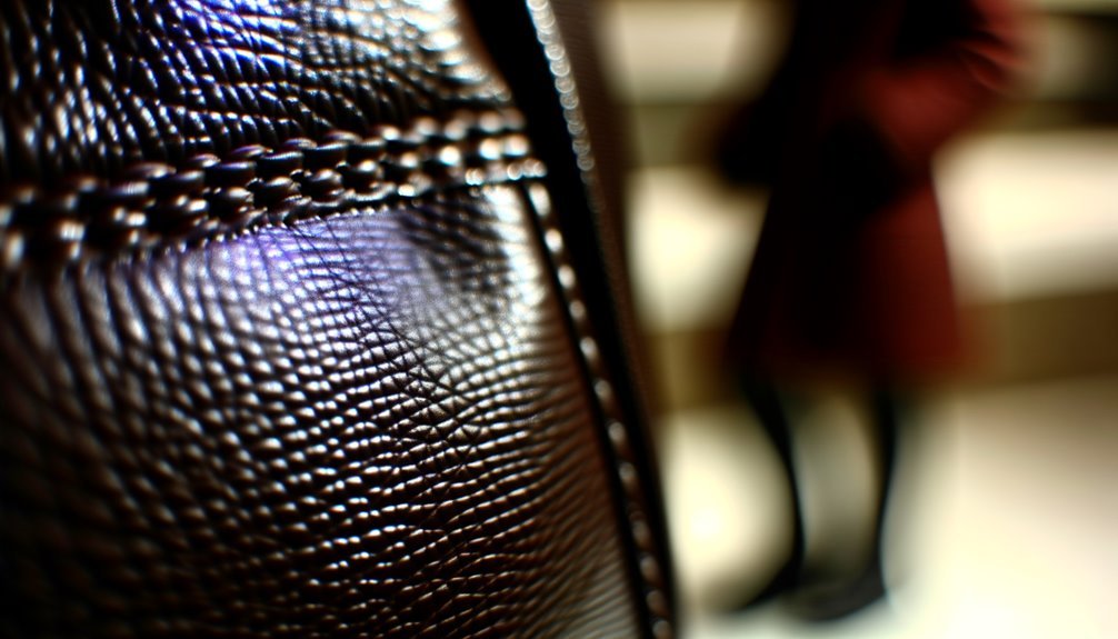 synthetic material resembling leather