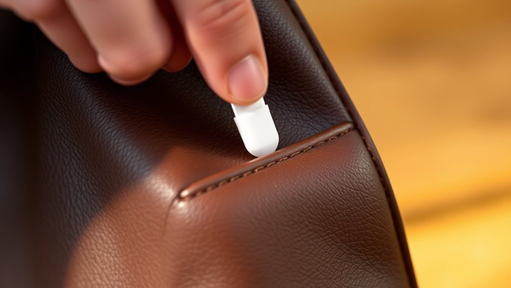 test cleaner on hidden area