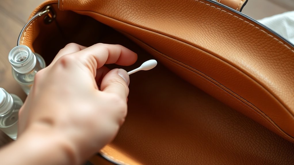 test cleaner on hidden spot