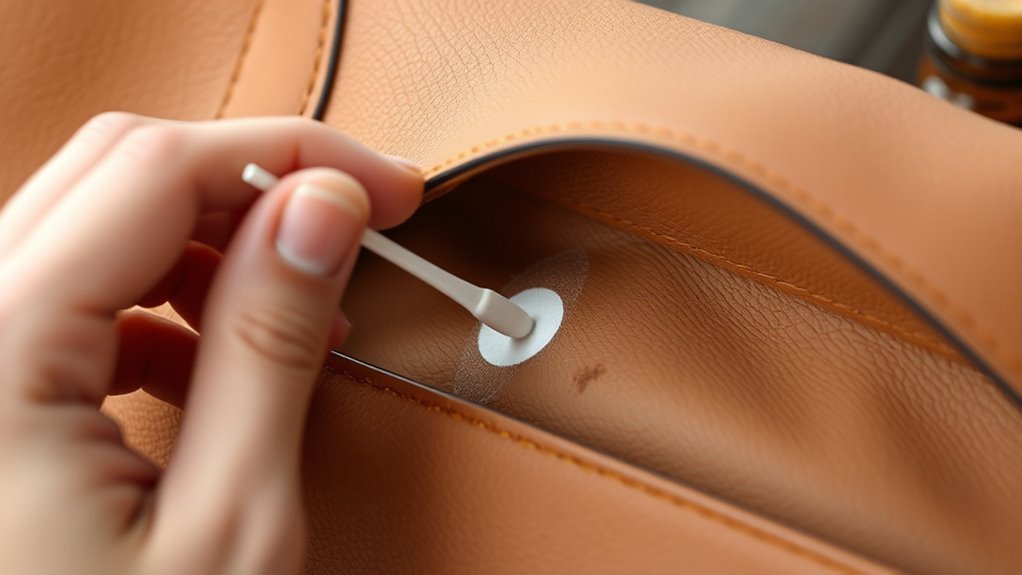 test cleaning on hidden area