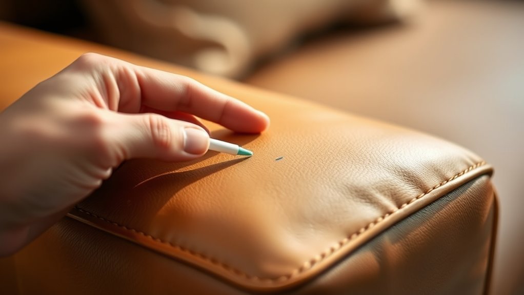 test cleaning on hidden area