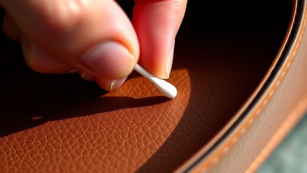 test cleaning on hidden area