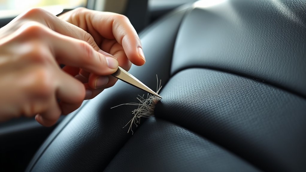 trim edges carefully and precisely