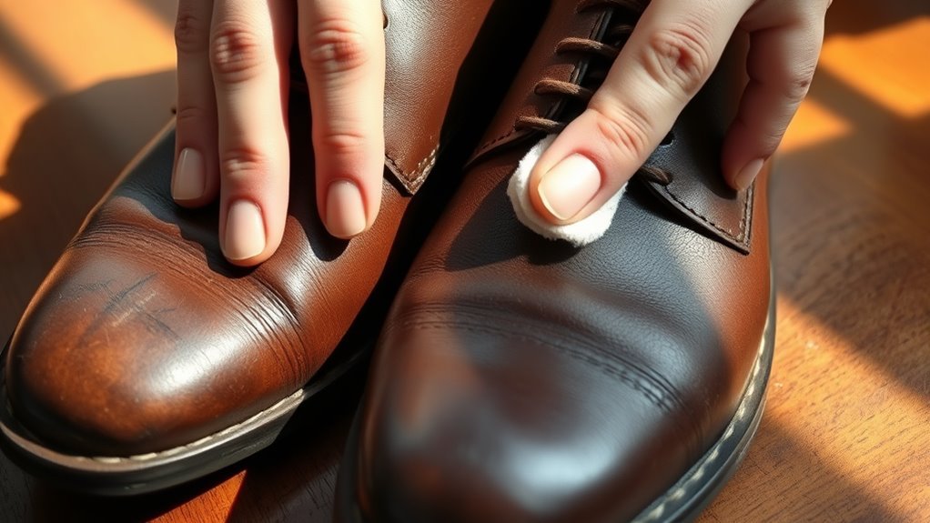 types and treatments of leather scuffs