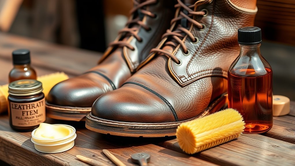 types of leather care