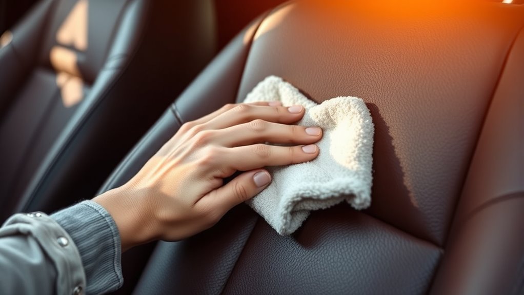 use gentle microfiber cloth