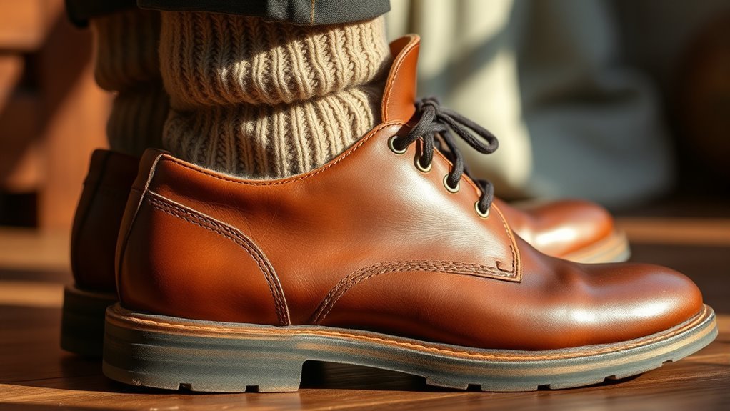 use thick socks indoors