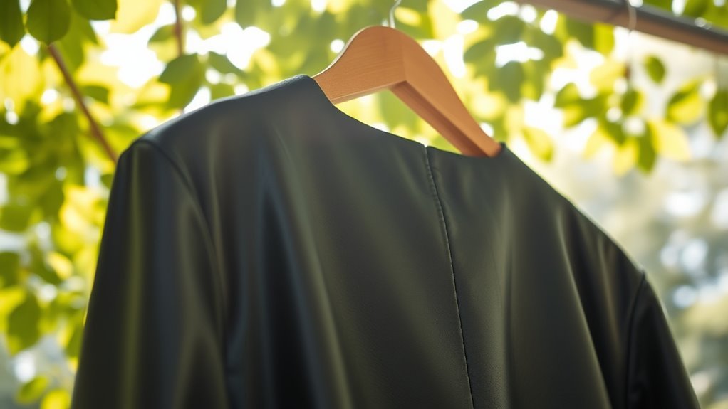 ventilate leather jacket properly