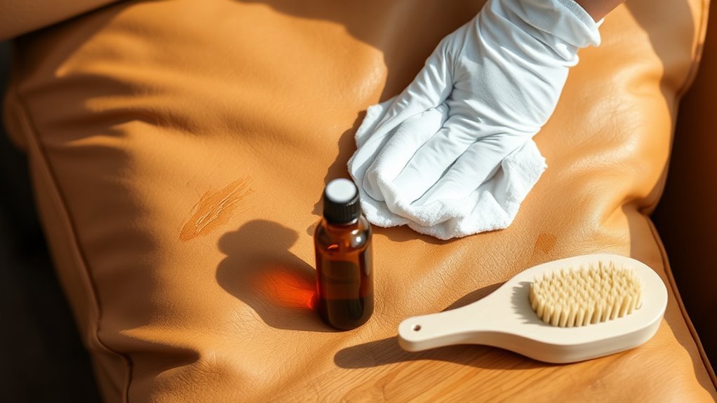 vinegar based water stain removal