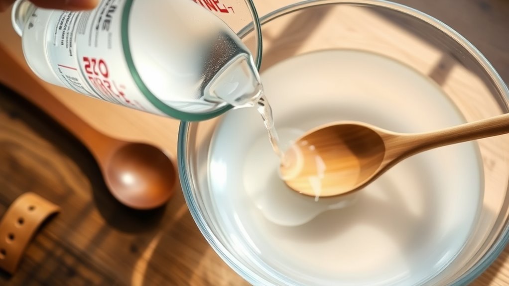 vinegar water leather cleaner