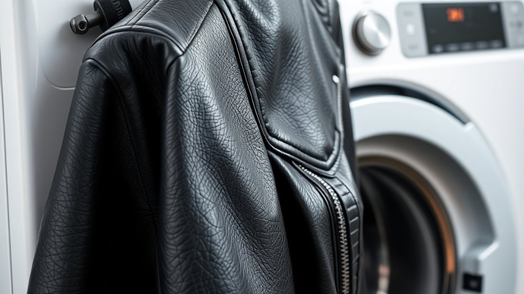 washing leather jackets safely
