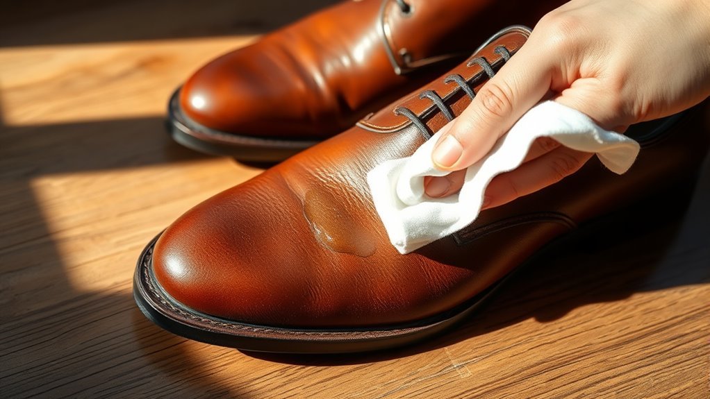 water damage causes discoloration