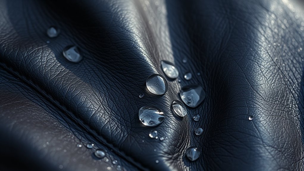 water damages leather integrity