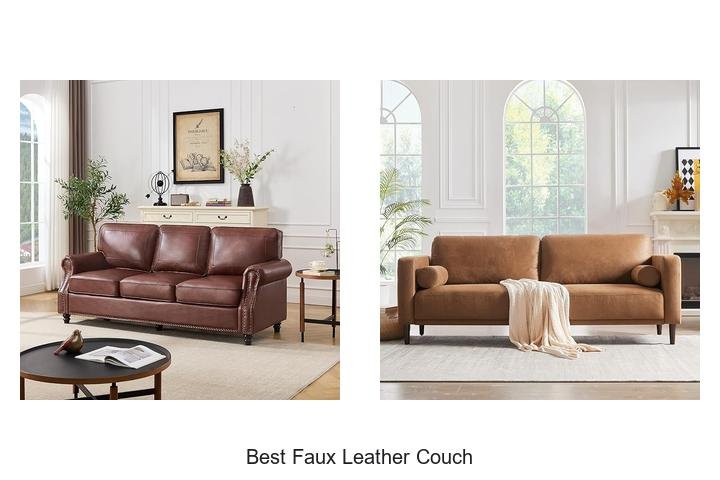 Discover the Best Faux Leather Couch Deals!