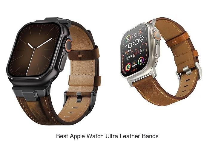 BEST APPLE WATCH ULTRA LEATHER BANDS REVEALED!