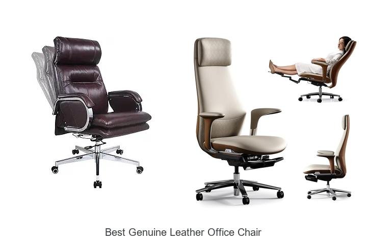 Best Genuine Leather Office Chair That Boosts Your Comfort