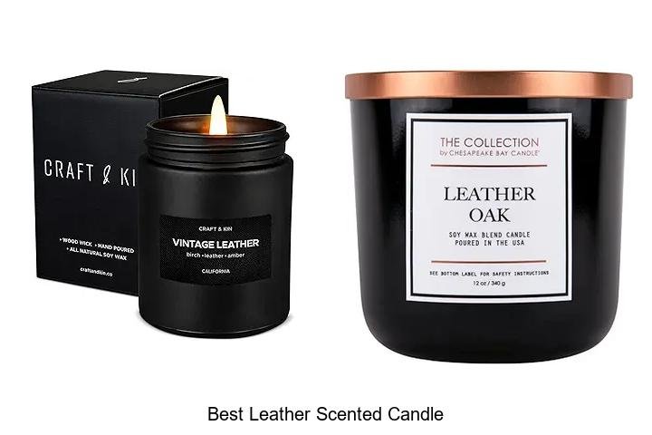 BEST LEATHER SCENTED CANDLE FOR LUXURY AMBIENCE