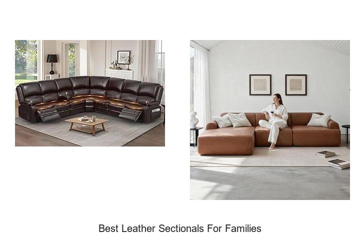 BEST LEATHER SECTIONALS FOR FAMILIES YOU’LL LOVE
