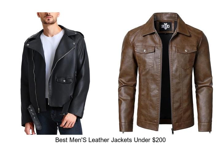 Best Men’s Leather Jackets Under $200 You Can’t Miss!