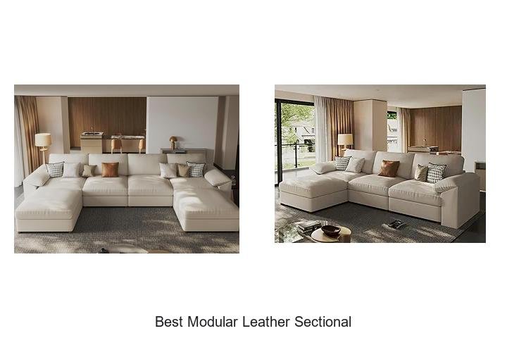 Best Modular Leather Sectional That Transforms Your Space!